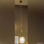 Фото 1 Светильник подвесной Crystal Lux CAROLINA SP1 V2 BRASS