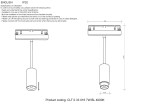 Фото 1 Светильник трековый магнитный Crystal Lux CLT 0.33 016 7W BL 4000K
