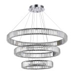 Фото 3 SL1622.103.03 Люстра подвесная ST-Luce Хром/Прозрачный LED 1*122W 4000K ТИВОЛИ