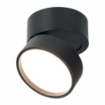 Фото 4 ST651.432.14 Светильник потолочный поворотный Черный LED 1*14W 3000K 1 100Lm Ra>90 120° IP20 D105xH8 Накладные светильники