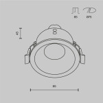 Фото 2 Встраиваемый светильник Technical DL032-2-01W-1(N)