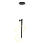 Фото 4 SL6102.403.16 Светильник подвесной ST-Luce Черный/Белый LED 1*16W 3000K SAGRATO