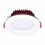 Фото 2 ST752.548.07 Св-к встр. Белый LED 1*7W 4000K 560Lm Ra80 100° IP44 D115xH47 100-240VV Встраиваемые светильники