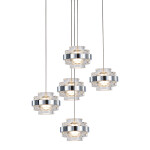 Фото 3 Подвесной светильник MD22030002-5A chrome/clear