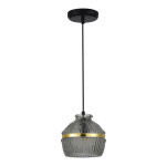 Фото 3 SL1661.413.01 Светильник подвесной ST-Luce Черный/Дымчатый E27 1*40W COCOON