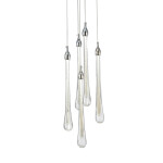 Фото 3 Подвесной светильник Teardrop 5 chrome