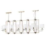 Фото 3 Люстры Crystal Lux NICOLAS SP12 L1600 GOLD/WHITE