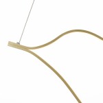 Фото 1 SL6106.203.45 Светильник подвесной ST-Luce Золотистый/Белый LED 1*45W 4000K КОРТИЛЕ