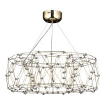 Фото SL6602.203.48 Светильник подвесной ST-Luce Золотистый/Прозрачный LED 1*48W 4000K ГРАВЕТТА