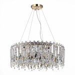 Фото 3 SL1655.203.08 Люстра подвесная ST-Luce Золотистый/Прозрачный E14 8*40W DESIO