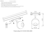 Фото 1 Светильник трековый магнитный Crystal Lux CLT 0.33 005 12W BL 4000K