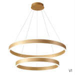 Фото 2 Люстра Crystal Lux MUCHOS SP123W LED  GOLD