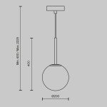 Фото 4 Подвесной светильник Maytoni MOD321PL-01B1