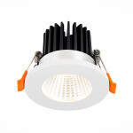 Фото 3 ST704.548.10 Св-к встр. Белый LED 1*10W 4000K 900Lm Ra>90 38° IP20 D80xH60 170-240V Встраиваемые светильники