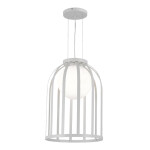 Фото SL6129.503.01 Светильник подвесной ST-Luce Белый/Белый E27 1*60W НОРДИК