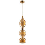 Фото 3 Светильник подвесной Crystal Lux IRIS SP1 B AMBER