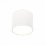 Фото 3 ST113.542.09 Светильник потолочный Белый LED 1*9W 4000K 702Lm Ra>80 120° IP20 D88xH75 170-240V Накладные светильники