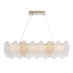 Фото SL6135.233.01 Светильник подвесной ST-Luce золото/прозрачный, янтарный LED 1*24W 3000K ЛАЙТА