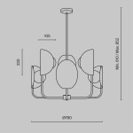 Фото 3 Подвесной светильник Maytoni MOD164PL-06BS