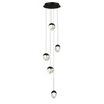 Фото 3 Подвесной светильник MD24001033-5A black/clear