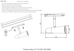 Фото 1 Светильник трековый магнитный Crystal Lux CLT 0.33 006 12W BL-CH 4000K