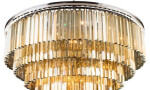 Фото 2 Люстра Odeon 10A chrome/amber