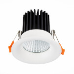 Фото 2 ST703.548.10 Св-к встр. Белый LED 1*10W 4000K 900Lm Ra>90 38° IP20 D85xH75 170-240V Встраиваемые светильники