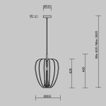 Фото 3 Подвесной светильник Maytoni MOD398PL-01GR