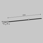 Фото 1 Трековый светильник Technical TR160-1-100W3K-10B