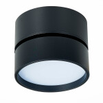 Фото 2 ST651.442.14 Светильник потолочный поворотный Черный LED 1*14W 4000K 1 100Lm Ra>90 120° IP20 D105xH8 Накладные светильники