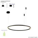 Фото 4 Люстра Crystal Lux FORTUNA SP88W LED BLACK