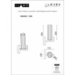 Фото 1 Светильник настенный iLamp Evolution W6806-1 NIC