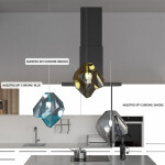 Фото 1 Светильник подвесной Crystal Lux NUESTRO SP1 CHROME/BROWN
