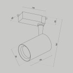Фото 4 Трековый светильник Technical TR003-1-10W4K-W-B