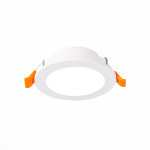 Фото 4 ST210.548.06 Св-к встр. Белый LED 1*6W 4000K 480Lm Ra80 110° IP20 D90xH30 220-240V Встраиваемые светильники