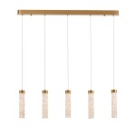 Фото 4 Подвесной светильник MD24030028-5B brass/clear
