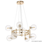 Фото 4 Люстра Crystal Lux LUXURY SP8 GOLD