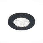 Фото 3 ST704.448.10 Св-к встр. Черный LED 1*10W 4000K 900Lm Ra>90 38° IP20 D80xH60 170-240V Встраиваемые светильники