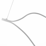 Фото 1 SL6106.103.65 Светильник подвесной ST-Luce Никель/Белый LED 1*65W 4000K КОРТИЛЕ